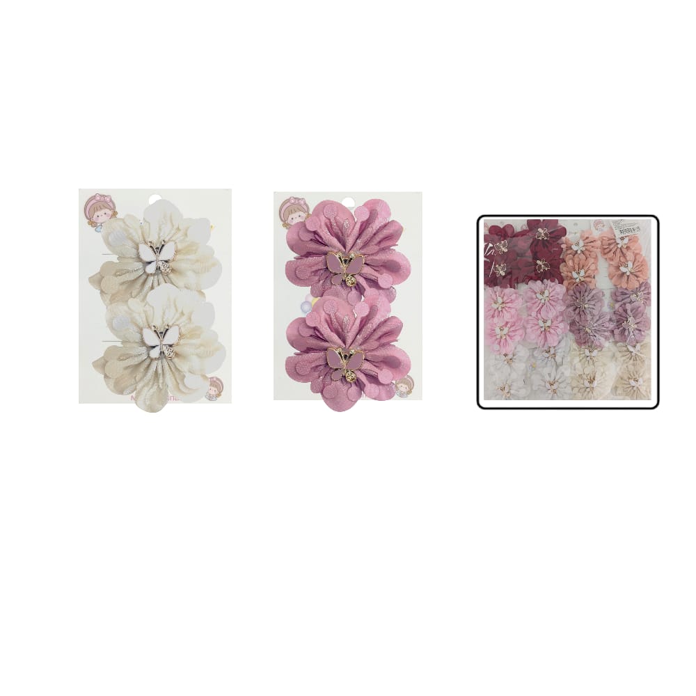 PINZA MOÑO MARIPOSA DK-3467-2 (PQTX12)