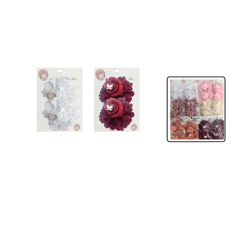 SET DE PINZA PARA CABELLO CON APLIQUE DK-3467-21