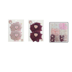 SET DE PINZA PARA CABELLO CON APLIQUE DK-3467-25