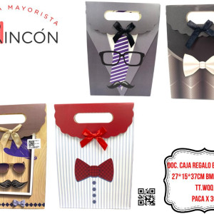 DOC. CAJA REGALO ESTAMPADA 27*15*37CM BMR-1424-5