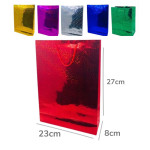 DZ. BOLSA REGALO HOLOGRAMA L 27X23X8CM BMR-382