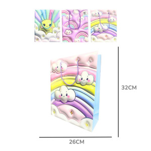 DZ DE CAJA DE REGALO ESTAMPADA 26*32*10CM BMR-5954