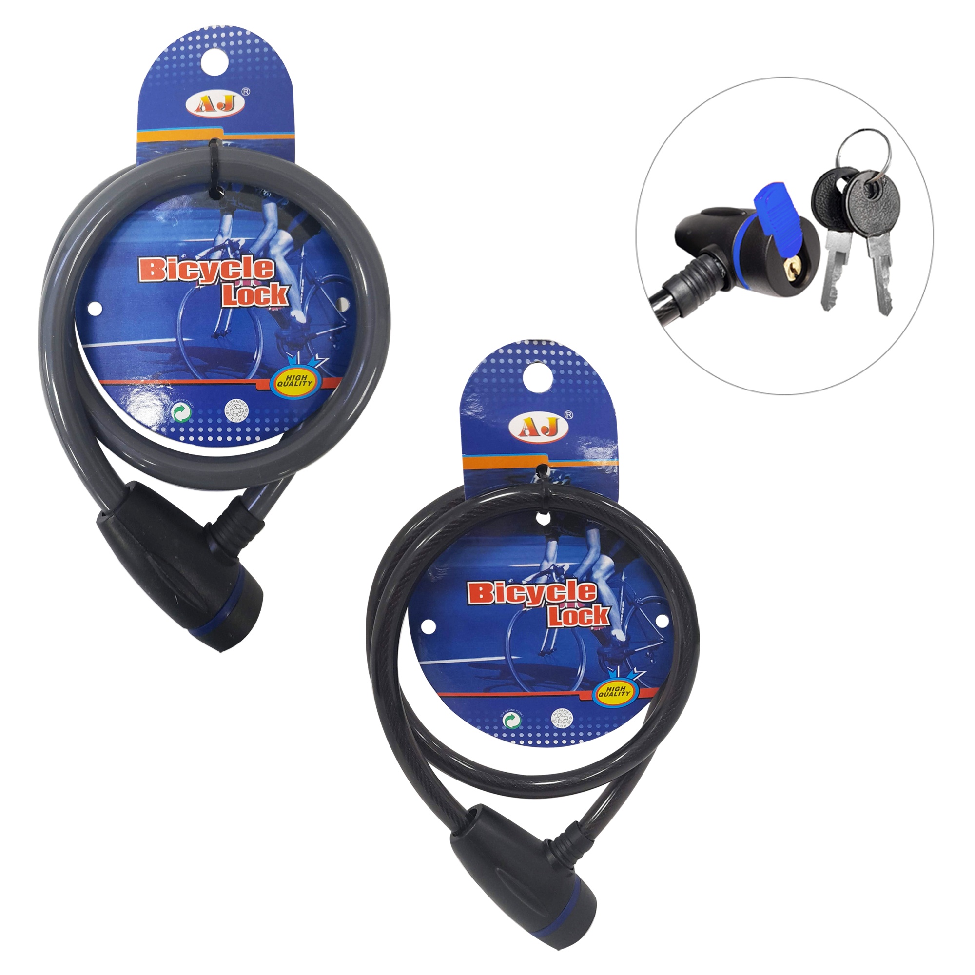 CANDADO DE BICICLETA CON LLAVES