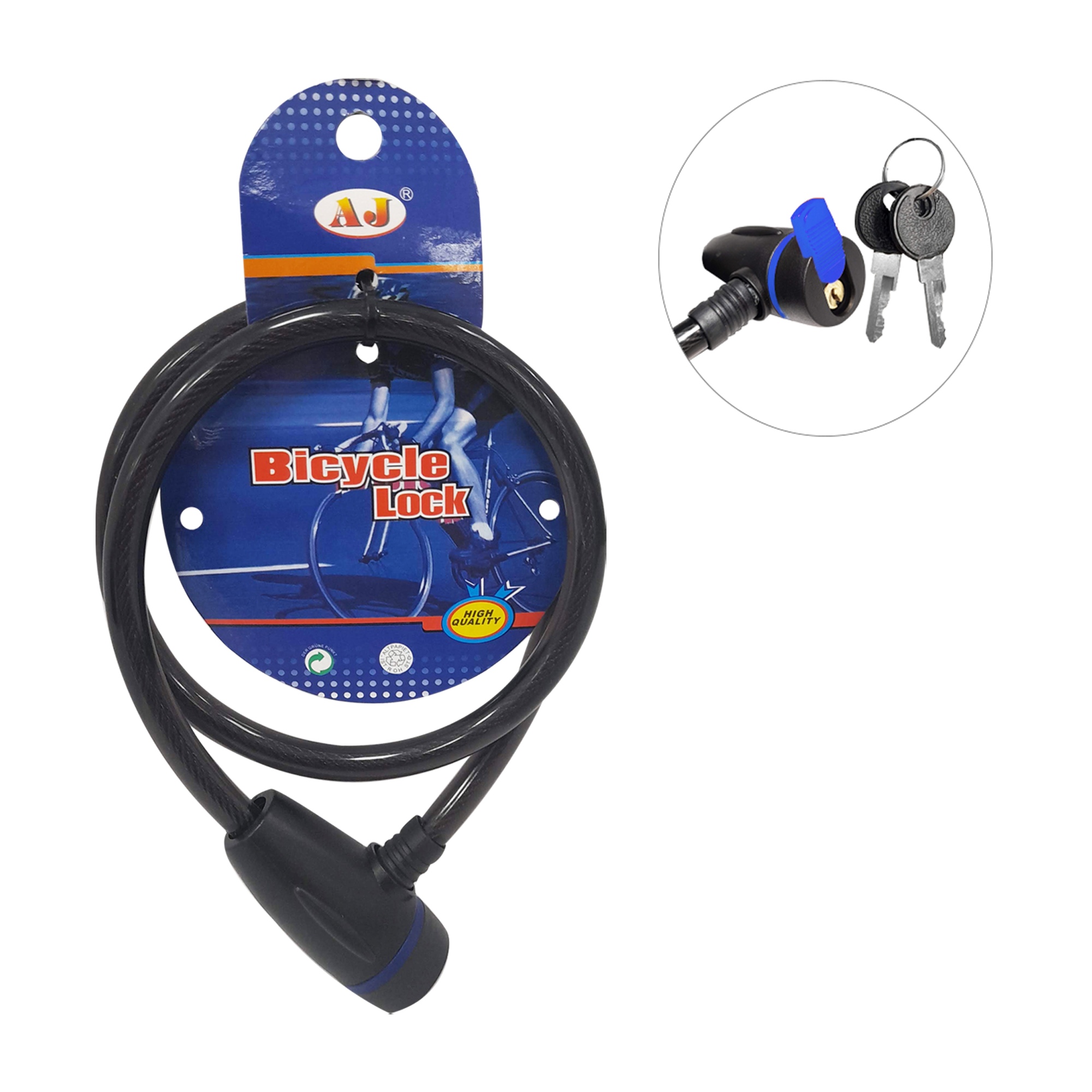 CANDADO DE BICICLETA CON LLAVES