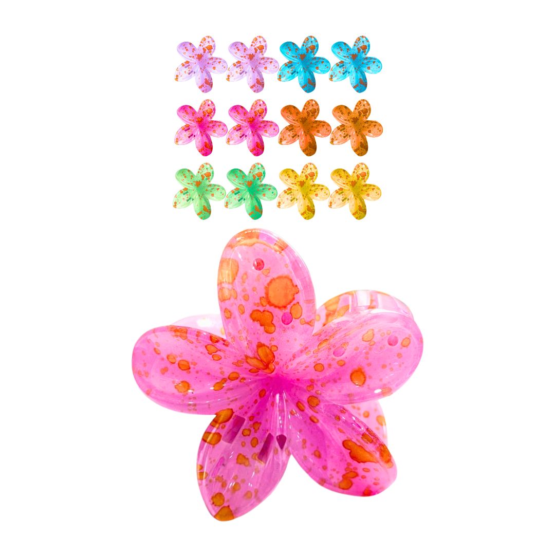 DZ CAIMAN FLOR HAWAIANA 8CM BMR-4583