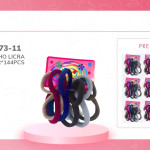 PQTE. CAUCHO LICRA MULTICOLOR*144PCS BMR-2073-11