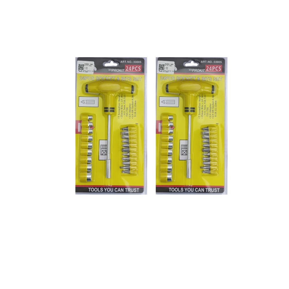 SET DE COPAS PUNTAS CON MANGO X21 DK-33005