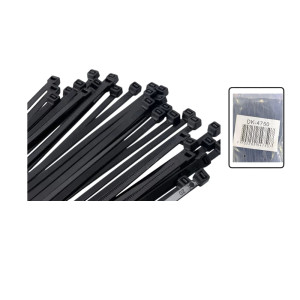 SET DE AMARRAS NEGRA PQ X100 DK-4750