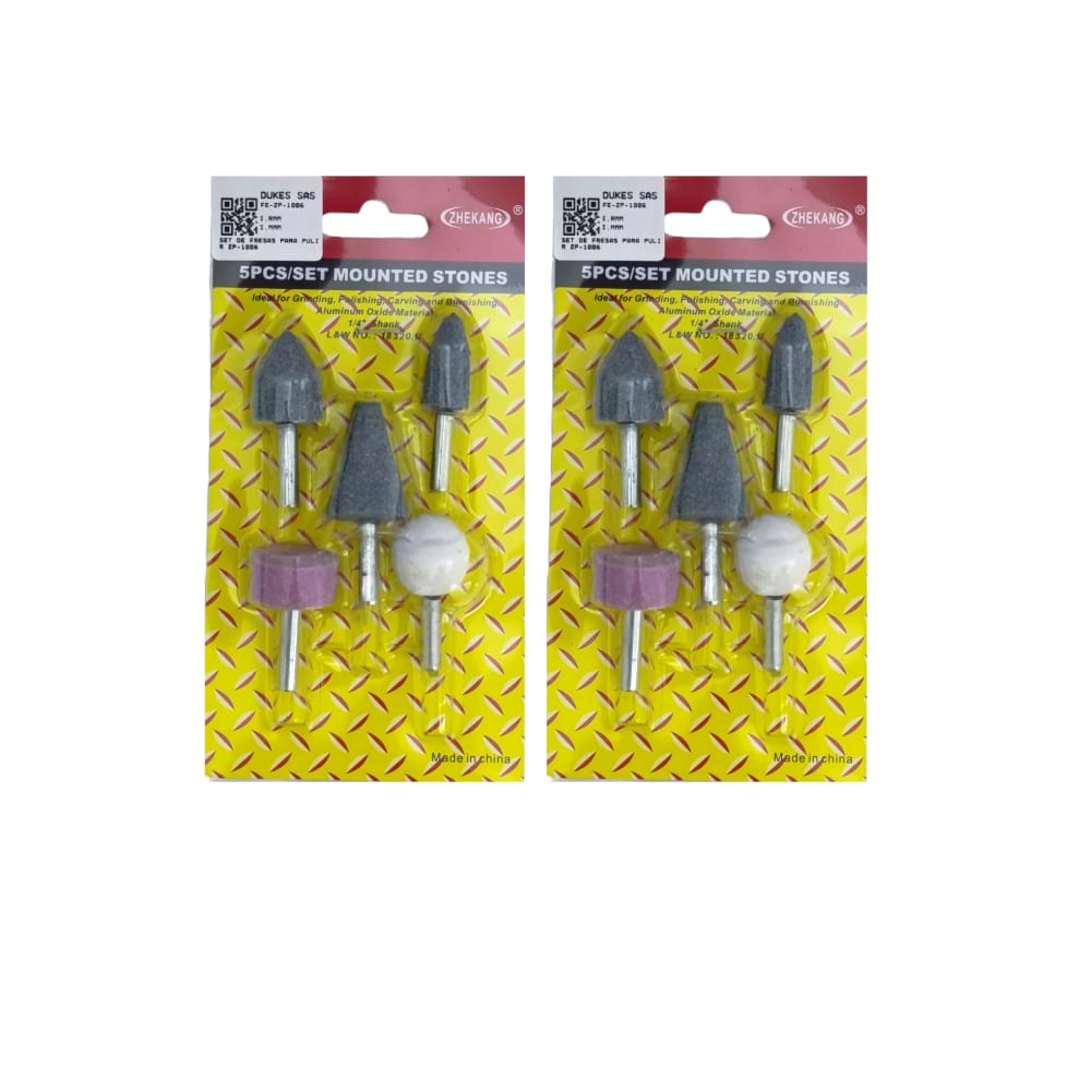 SET DE FRESAS PARA PULIR X5 PCS ZP-1006
