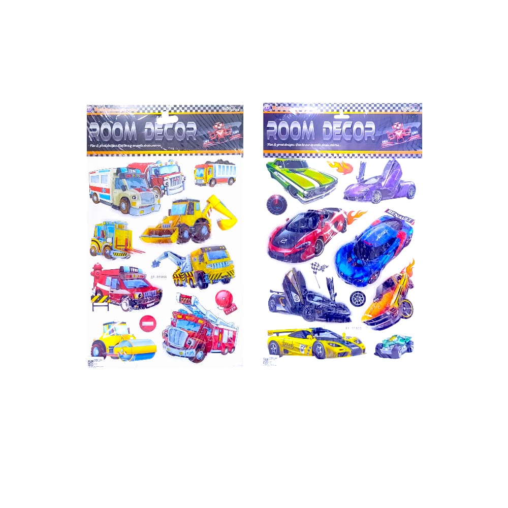 STICKERS DE CARROS SURTIDOS DK-4224