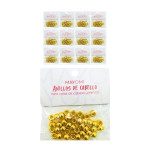 DZ. CHAQUIRAS PARA EL CABELLO DORADAS MAYOMI BMR-3070-1