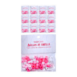 DZ. CHAQUIRAS PARA EL CABELLO ROSAS BMR-3070-11