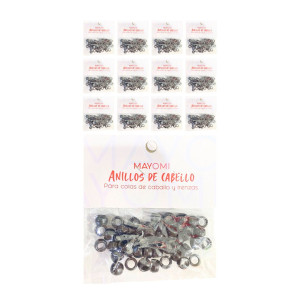 DZ. CHAQUIRAS PARA EL CABELLO NEGRAS BMR-3070-13