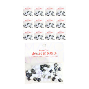 DZ. CHAQUIRAS PARA EL CABELLO BLANCAS RAS BMR-3070-14