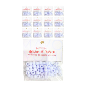 DZ. CHAQUIRAS PARA EL CABELLO BLANCAS RAS BMR-3070-15