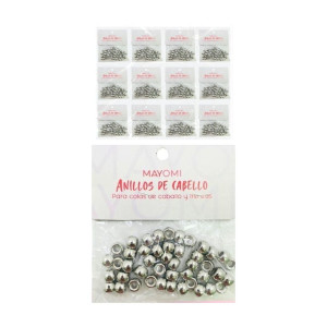 DZ. CHAQUIRAS PARA EL CABELLO PLATEDAS MAYOMI BMR-3070-2
