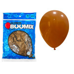 GLOBO DE LATEX FUSION CHOCOLATE R12X50