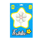 GLOBO FLOR CREMA 20" (PQTX25)