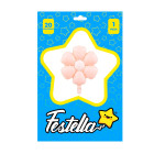 GLOBO FLOR ROSADA 20" (PQTX25)