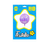 GLOBO REDONDO LILA 22" (PQTX25)