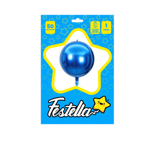GLOBO REDONDO AZUL 50" (PQTX25)
