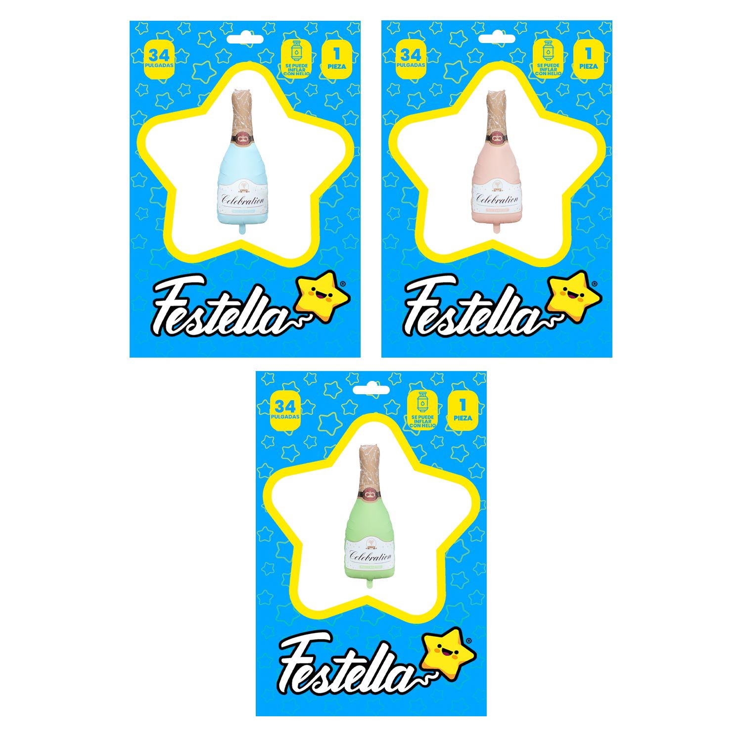 GLOBO CHAMPAÑA 34" (PQTX24)