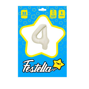 GLOBO CREMA 32" #4 (PQTX25)