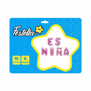 GLOBO ES NIÑA(PQTX12)