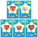 GLOBO CORAZON FELIZ DIA MAMA 18"