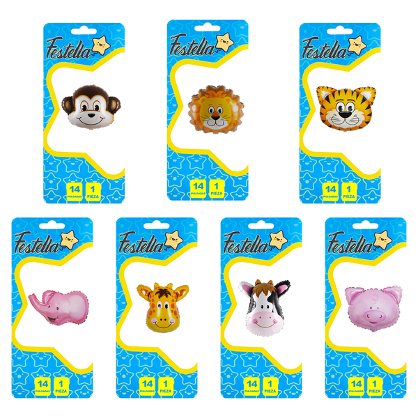 GLOBO ANIMALES 14"(PQTX25)
