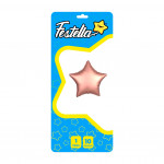 GLOBO ESTRELLA 10" CARTON PALO ROSA (PQTX25)