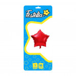 GLOBO ESTRELLA ROJO 10" CARTON (PQTX25)
