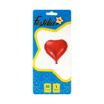 GLOBO CORAZON ROJO 10" CARTON
