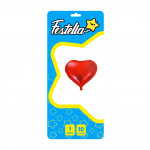 GLOBO CORAZON ROJO 10" CARTON