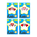 KIT DE GLOBOS TE AMO X3 PCS.(PQTX12)