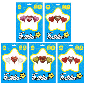 KIT DE GLOBOS TE AMO X3 PCS.(PQTX12)