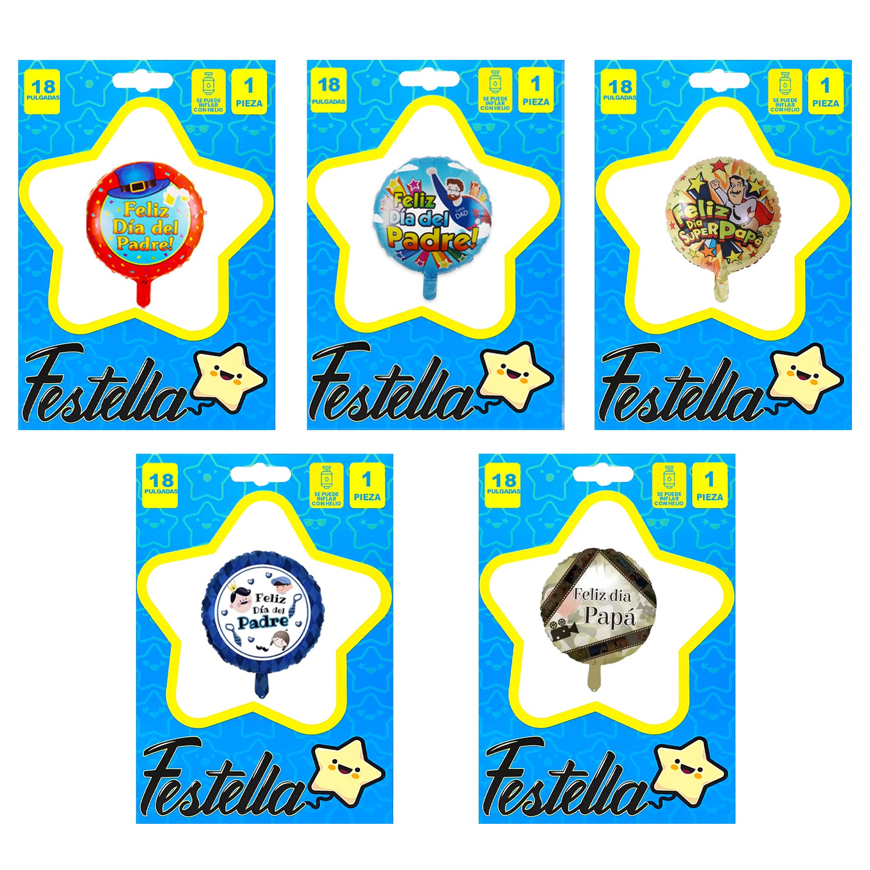 GLOBO CARTON PAPA 18"(PQTX25).