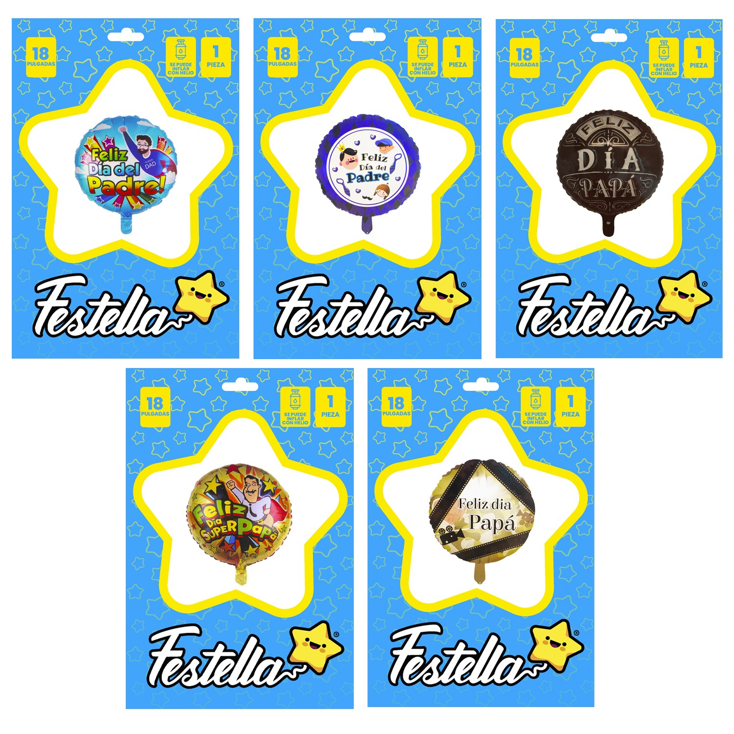 GLOBO CARTON PAPA 18"(PQTX25).