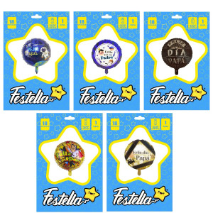 GLOBO SURTIDO PAPA 18" (PQTX25)