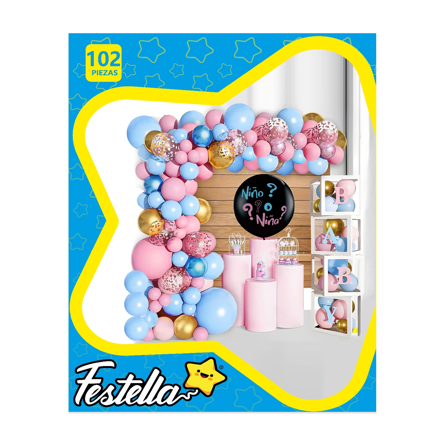 KIT GLOBO ORGANICO DESCUBRIMIENTO DE GENERO X102 (PQTX5)