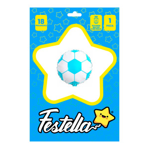GLOBO BALON 18" AZUL CLARO(PQTX25)