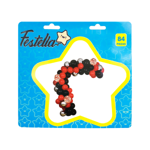 KIT GLOBO ORGANIC ROJO X84