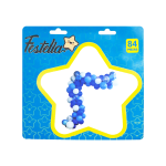 KIT GLOBO ORGANICO FIGURAS FELIZ CUMPLEAÑOS X72 (PQTX5)