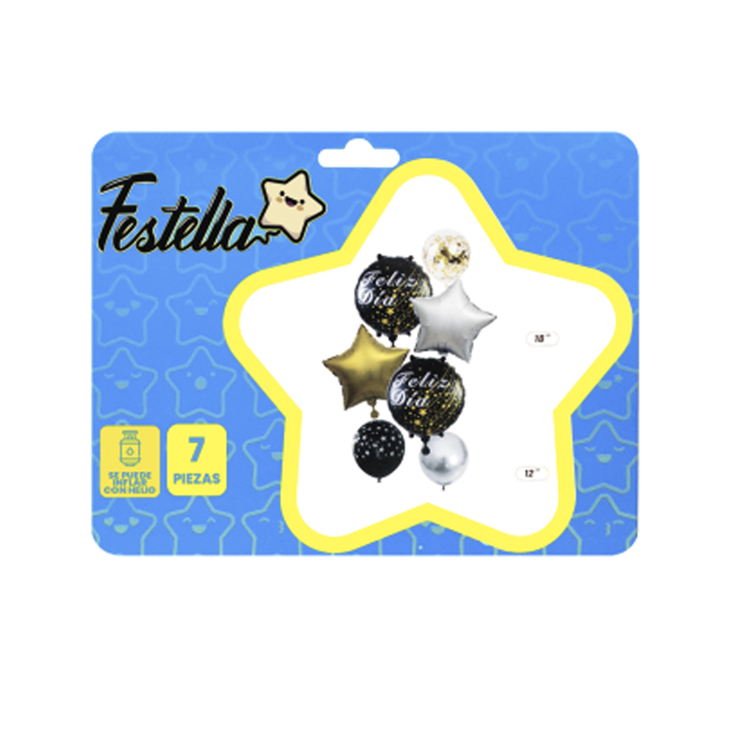 KIT GLOBO FELIZ DIA X6(PQTX12)