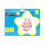 KIT GLOBO ESTRELLA X12 PALO ROSA(PQTX12)