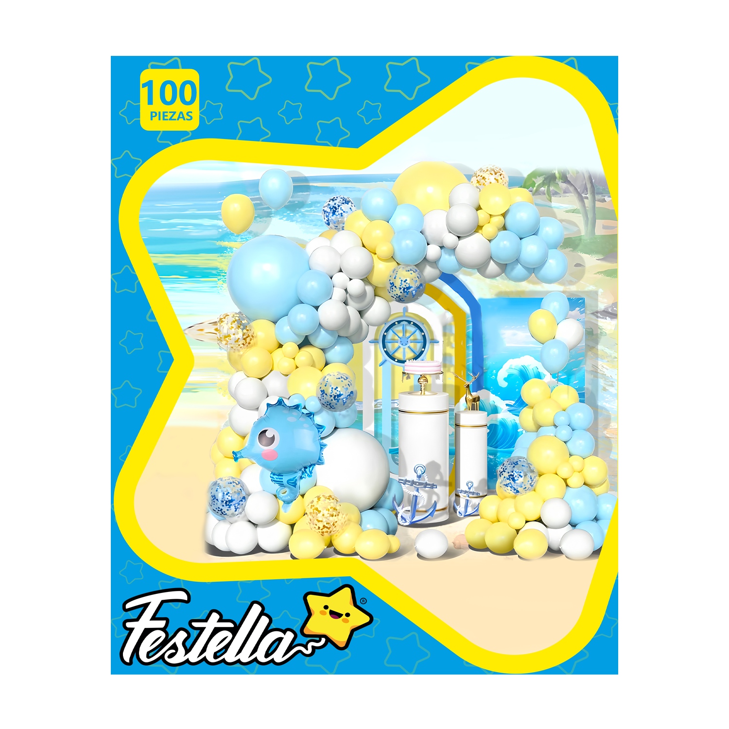 KIT GLOBO ORGANICO MARINO X100 (PQTX5)