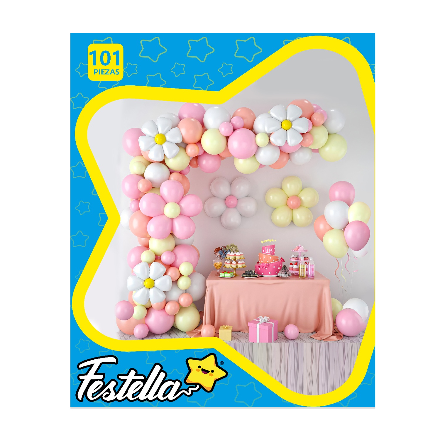 KIT GLOBO ORGANICO FLORES X101 (PQTX5)