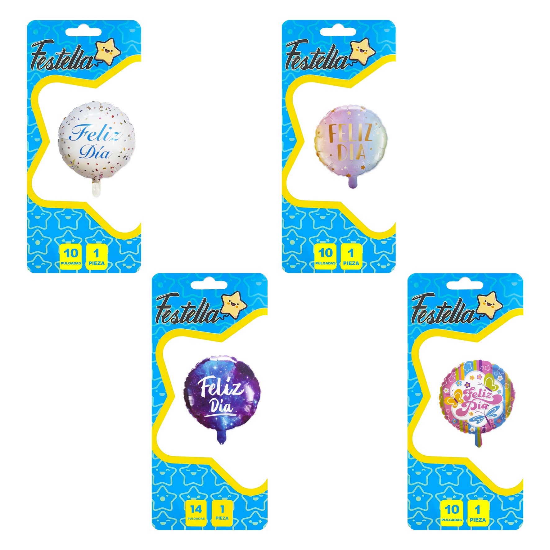 GLOBO FELIZ DIA 10" (PQTX25)
