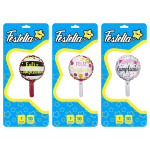 GLOBO FELIZ CUMPLEAÑOS 10"(PQTX25)