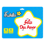 GLOBO FELIZ DIA AMOR ROJO X3.(PQTX12):